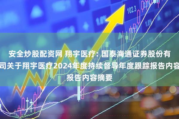安全炒股配资网 翔宇医疗: 国泰海通证券股份有限公司关于翔宇医疗2024年度持续督导年度跟踪报告内容摘要